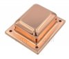 Cap transformer EI105 anodized, copper plated